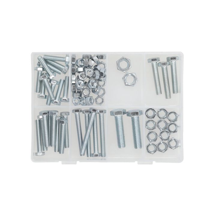 Boîte assortie boulon + écrou M5-M8 75 pièces - vue 2