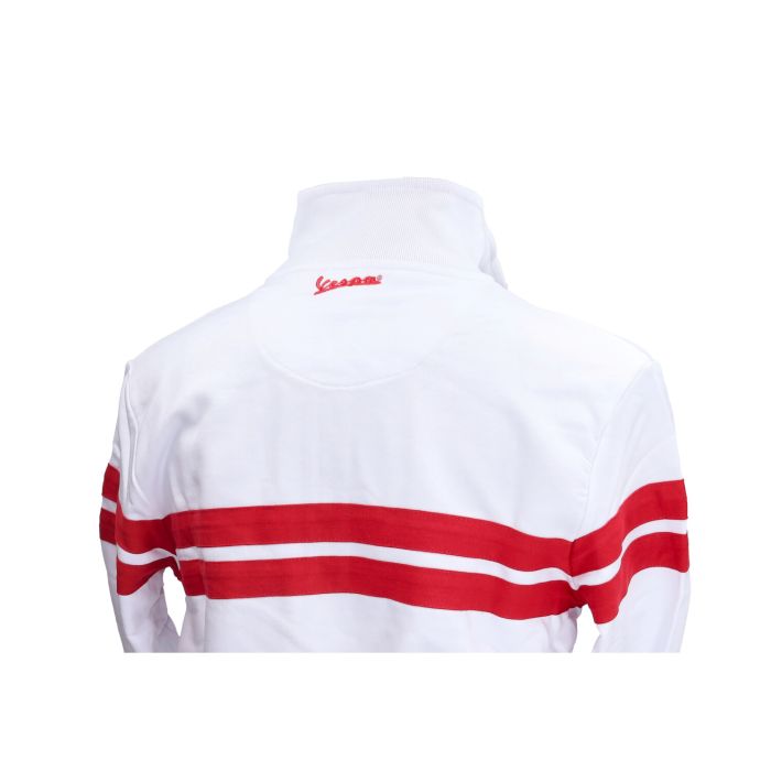 Gilet Vespa Original Racing Sixties M blanc/rouge 607508m02w - vue 2