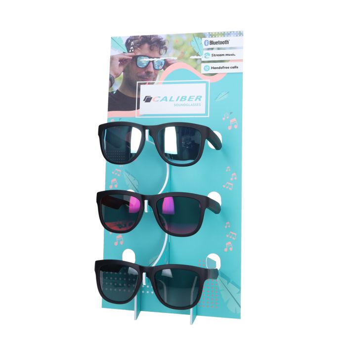 Lunettes de soleil Caliber Bluetooth verres noirs - vue 2