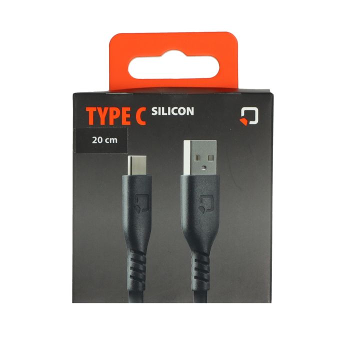 Câble de chargement Lampa silicone USB type A vers USB type C 20 cm 91786 - vue 2