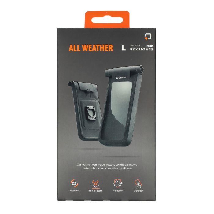 Housse de protection téléphone imperméable Lampa Taille L - 82x167x15 mm 91795 - vue 4