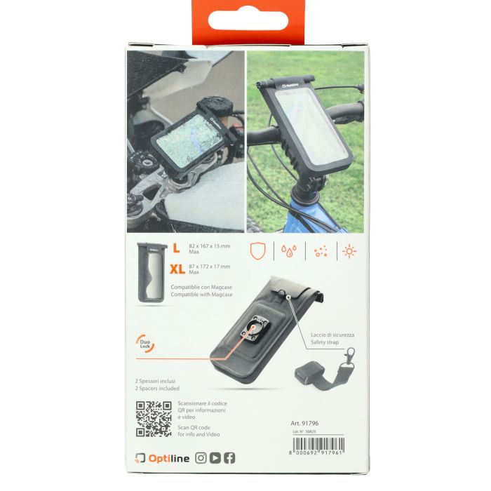 Housse de protection téléphone imperméable Lampa Taille XL 87x172x17 mm - vue 4