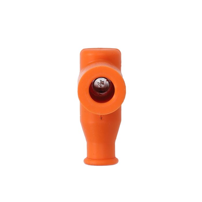 Capuchon de bougie antiparasite MVT imperméable silicone grand trou orange AP01 - vue 2