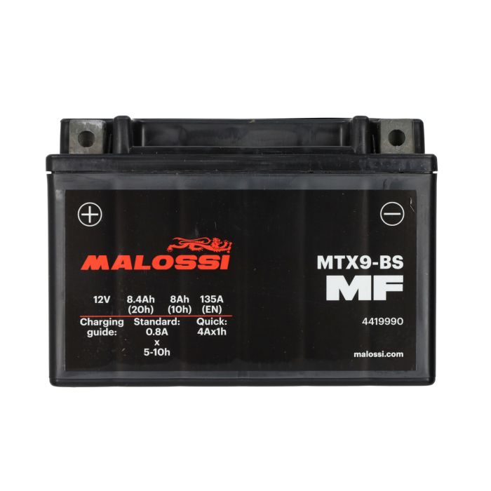 Batterie Malossi mtx9-bs/ytx9-bs MTX9-BS MF moto, sco kymco, scooter, Xmax, zip 4419990 - vue 3
