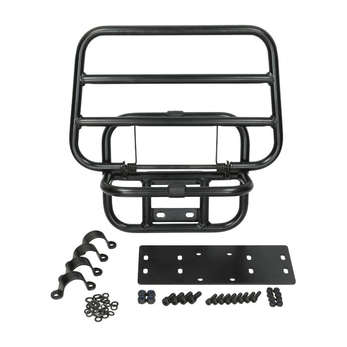 Porte bagage avant Regia pliable (fabriqué dans l'UE) universel noir agm gt250, GTS nobel, fatbike - vue 2