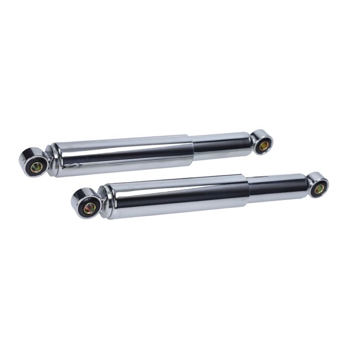Jeu d'amortisseurs DMP fermer classique 360 mm chrome cyclomoteur - vue 2
