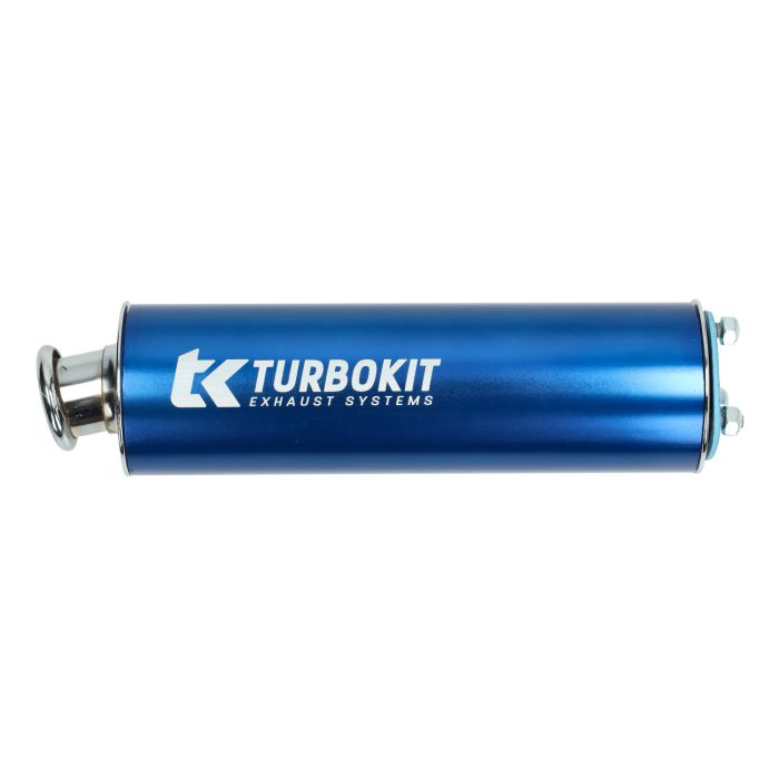Silencieux Turbokit aluminium 3 boulons 60 mm bleu - vue 3