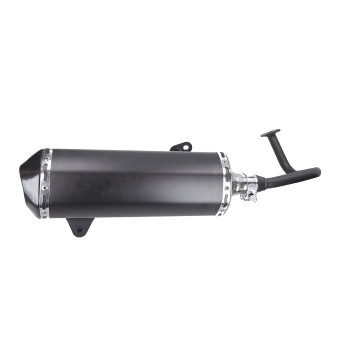 Silencieux Jamarcol Euro 4/5 Akropovic noir AGM VX50 BTC Felice Chine LX Napoli GTS Toscana La Souris Sourini SCO GY6 - vue 3