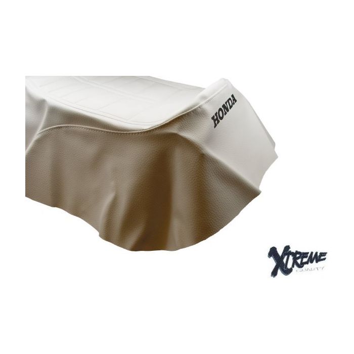 Housse de selle Xtreme Luxe Honda blanc MB - vue 2