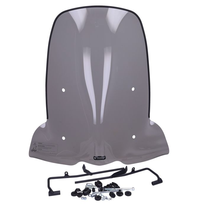 Pare-brise Peugeot original Kisbee PG530-KIS-SML 70 cm fumé avec kit de montage - vue 3