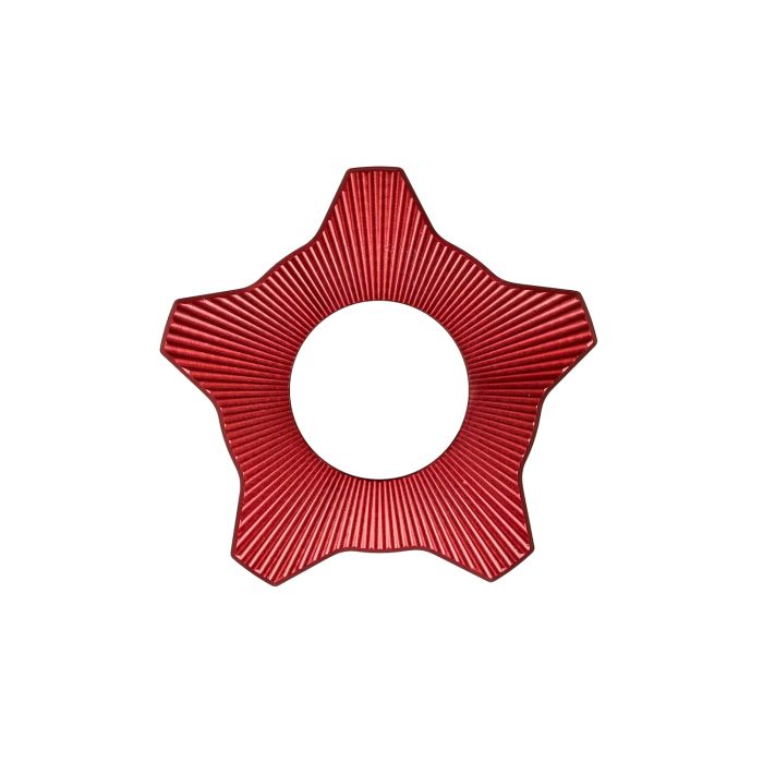 Cache écrou Fast Arrow Pro moyeu de roue arrière CNC rouge Puch Maxi - vue 3
