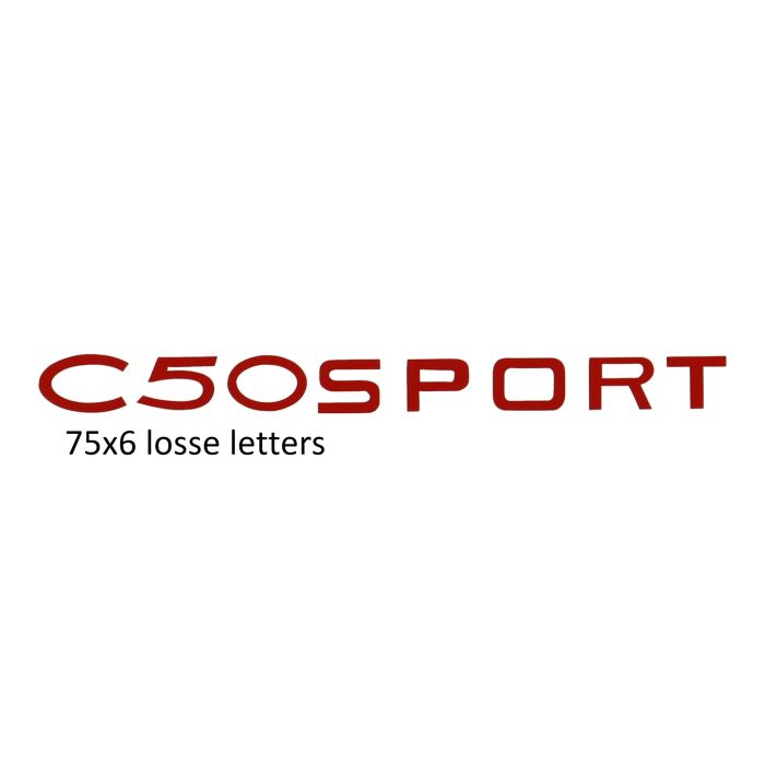 Sticker réservoir d'essence c50 sport rouge zundapp
