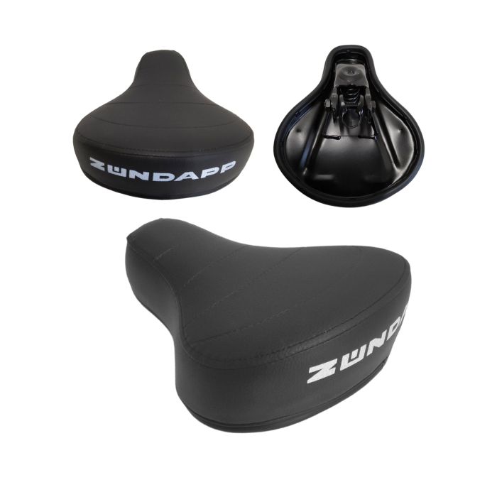 Selle avec impression noir Zundapp