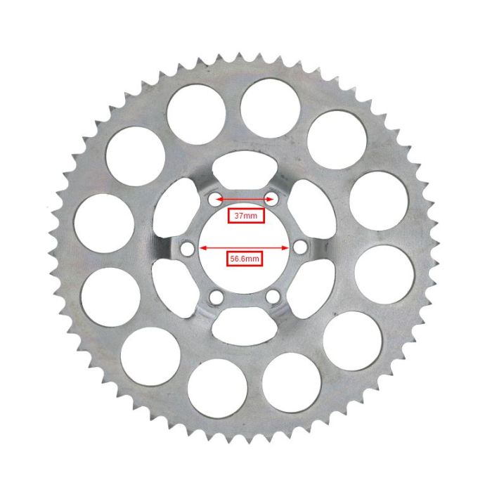 Couronne 60 dents MC125 520-15.189 - vue 2