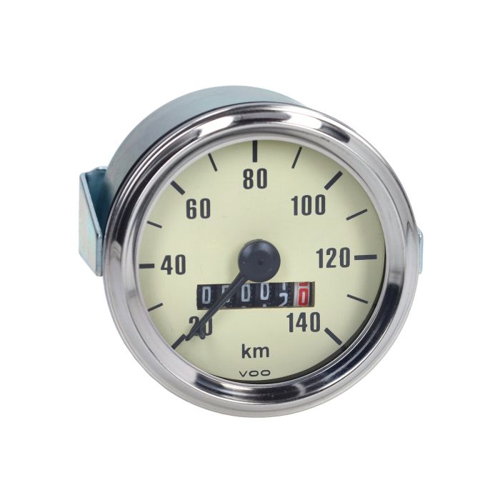 Compteur kilométrique 140 km/h 60 mm crème Kreidler Puch Zündapp - vue 3