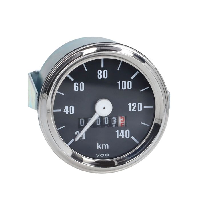 Compteur kilométrique 140 km/h 60 mm noir Puch Zündapp Kreidler - vue 2