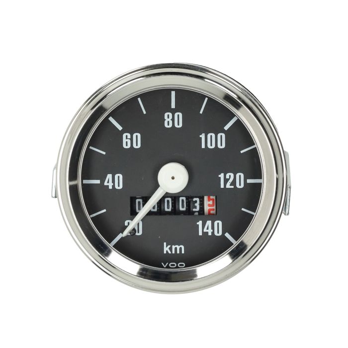 Compteur kilométrique 140 km/h 60 mm noir Puch Zündapp Kreidler - vue 5