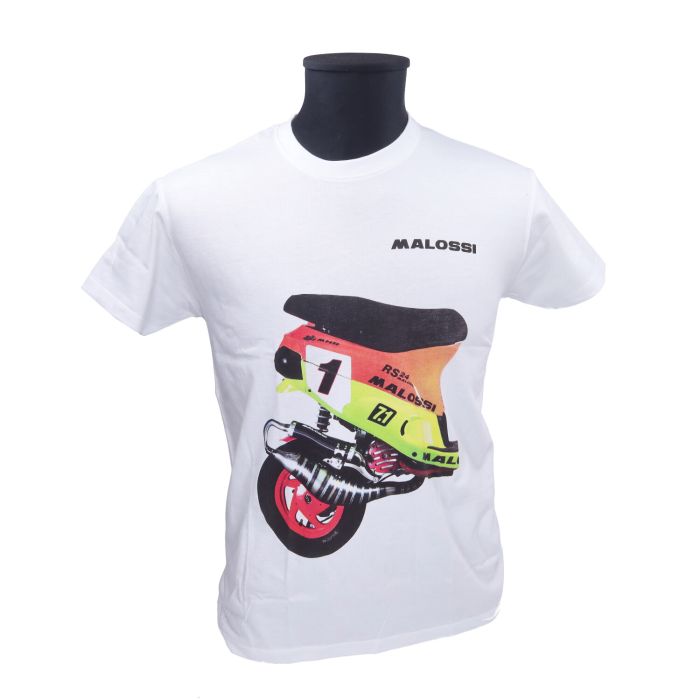 T-shirt Malossi Zip blanc S 4120092.w3 - vue 2