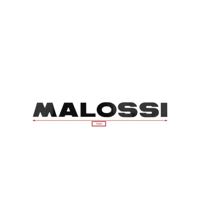 Sticker Malossi 14 cm noir 339776 - vue 2