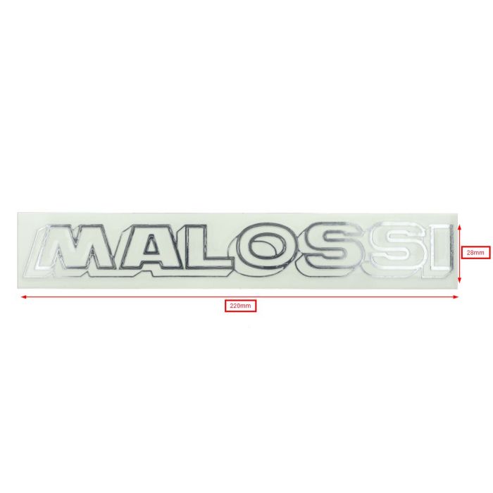 Sticker Malossi 22 cm chrome 3311439x - vue 2