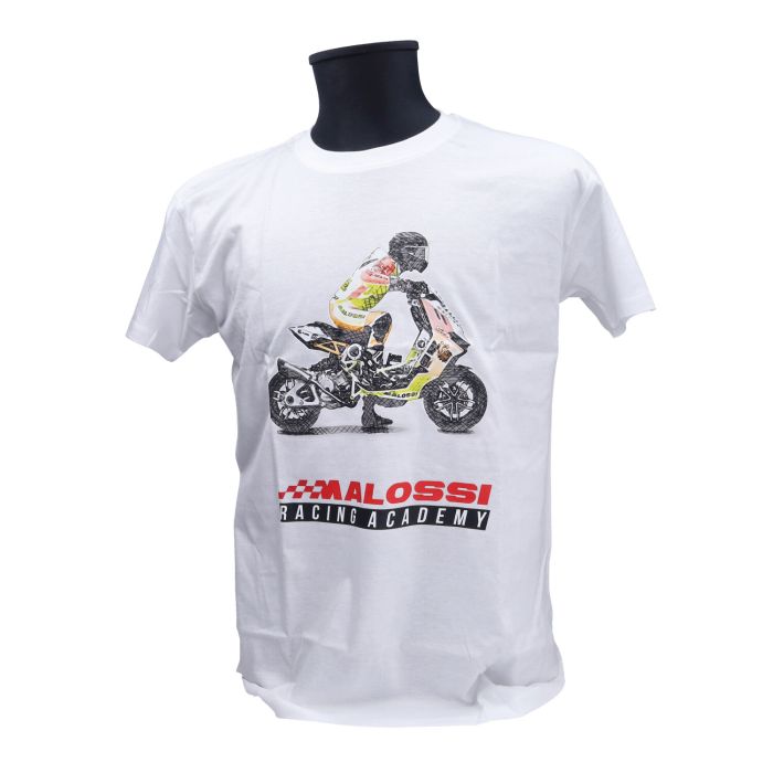 T-shirt Malossi course académie M blanc 4118950.w4 - vue 2