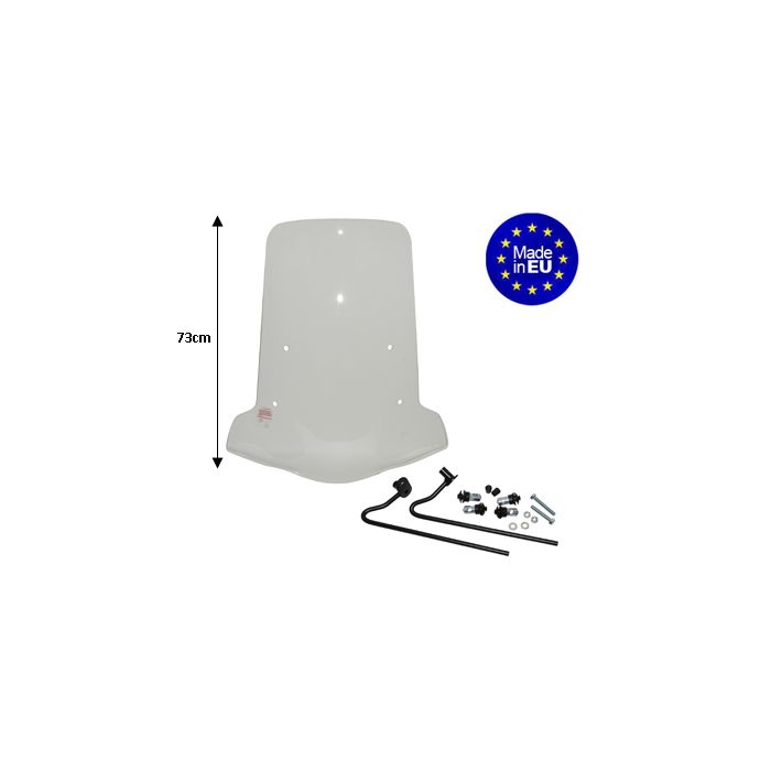 Pare-brise Regia haut 73 cm clair avec kit de montage Neo 4T Neo VA2008 - vue 2