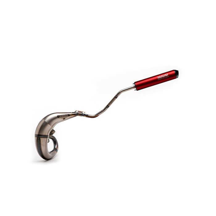 Silencieux Yasuni Série MAX gauche/supérieur rouge DT50R DT50SM Minarelli AM6 Rieju Ryz Cross Ryz SM TUB807X