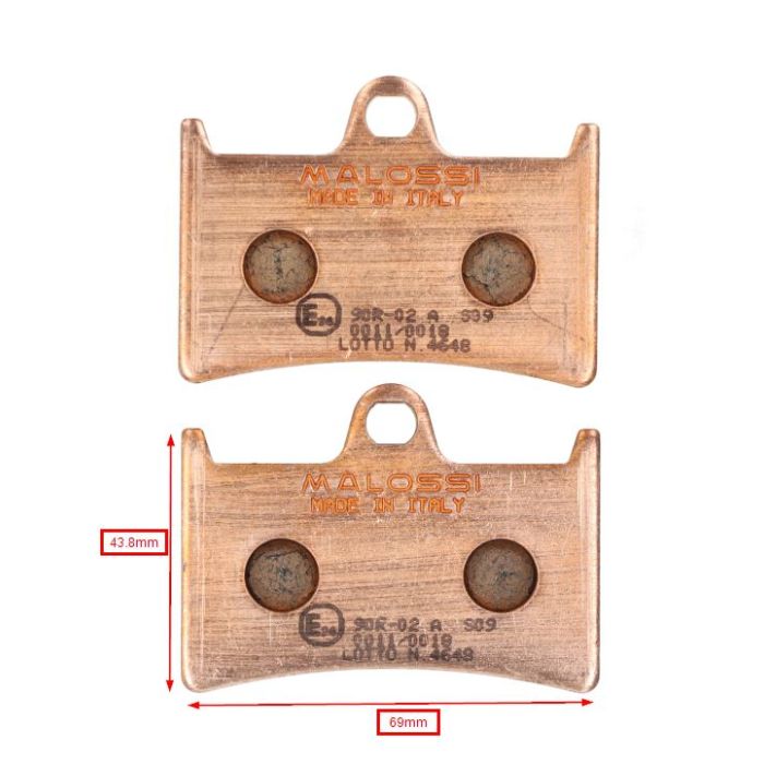 Plaquette de frein Malossi mhr synthétique euro-4/5 pour t-max530, t-max560 6215022bs - vue 2