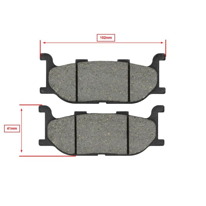 Plaquette de frein Polini 174.0057 Tmax 500 2001-2003 - vue 4