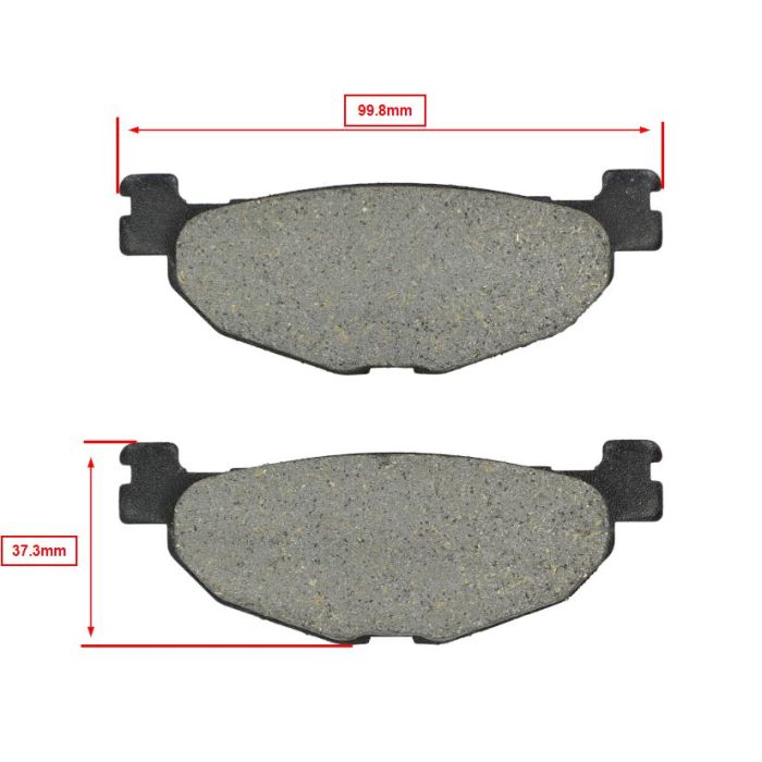 Plaquette de frein Polini arrière Tmax 500 2004-2011 174.0078 - vue 4