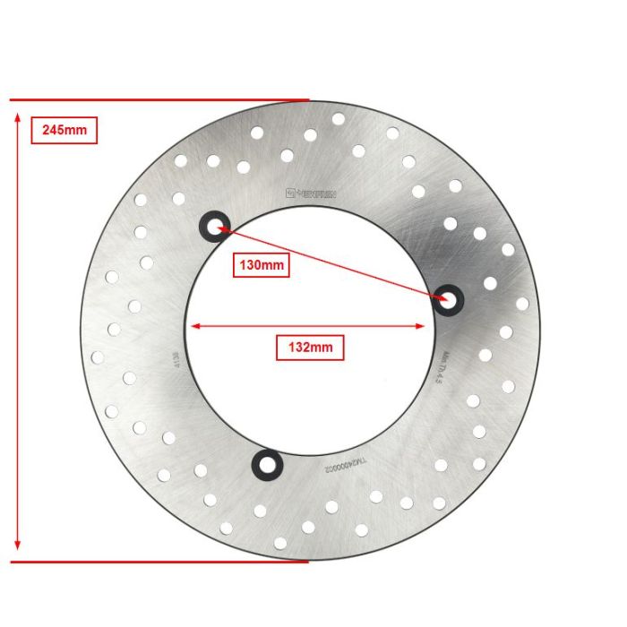 Disque de frein Newfren arrière X-Max 300 / X-Max 125 cc DF4138 - vue 2