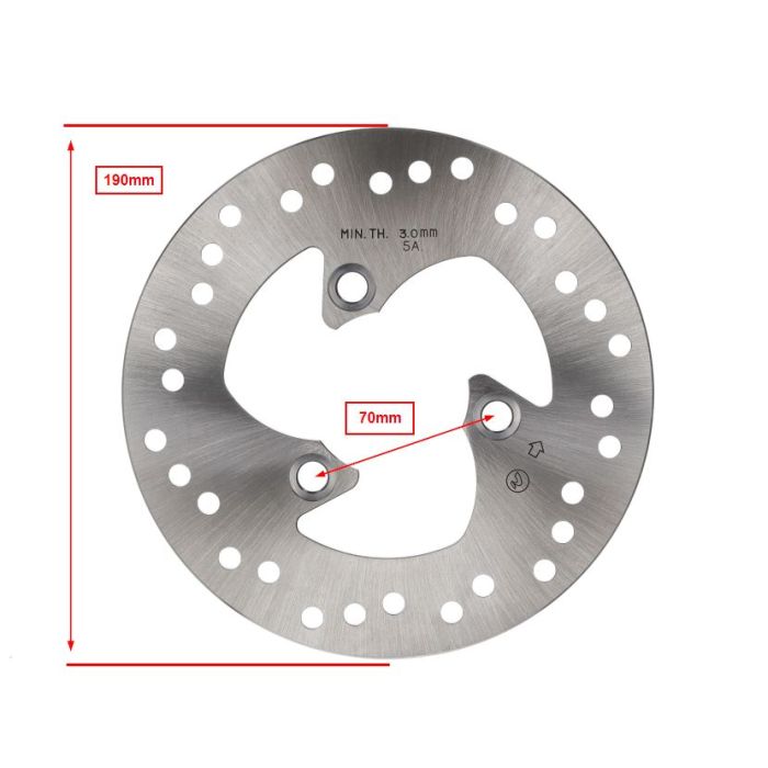 Disque de frein Yamaha 190 mm 5JHF58311100 - vue 2