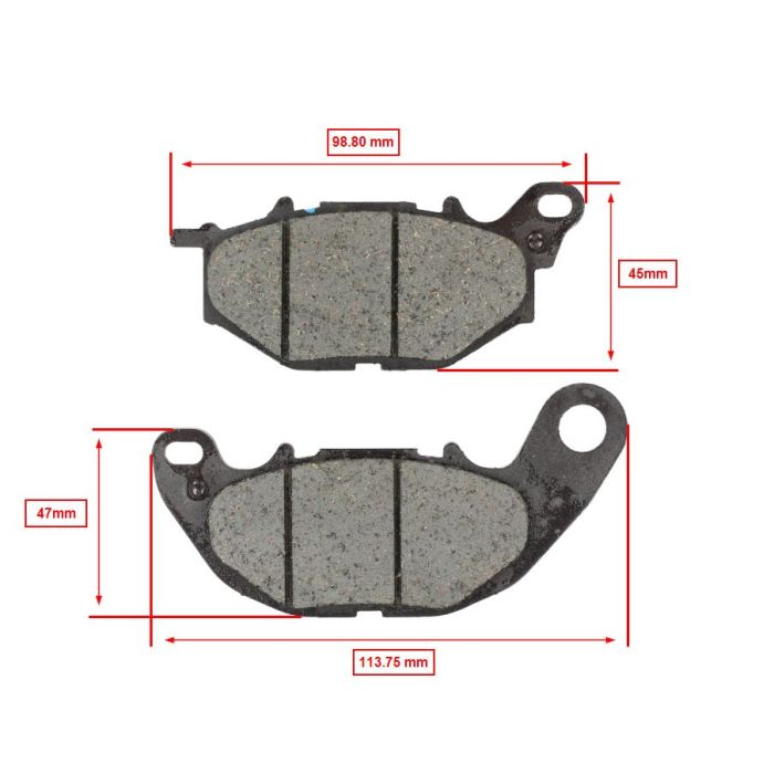 Plaquette de frein Yamaha original pour x-max 125cc, x-max 300 b74f58050000 - vue 4