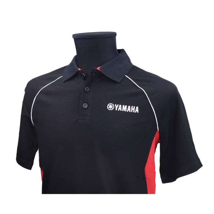 Polo Yamaha original noir taille L b25rv109b70l - vue 2
