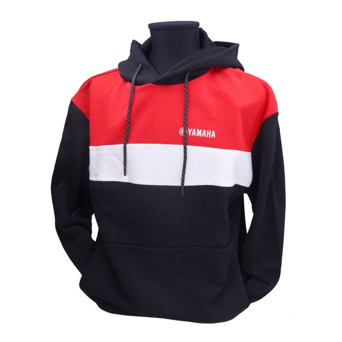 Sweat à capuche Yamaha original L noir/rouge/blanc b25rv111c10l - vue 2