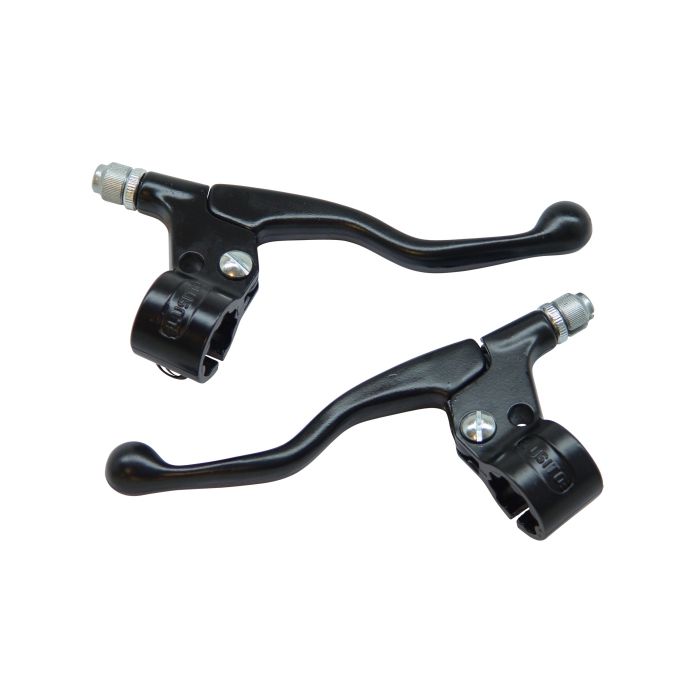 Levier Lusito court fixe noir/noir Camino pour cyclomoteur Puch Maxi - vue 2
