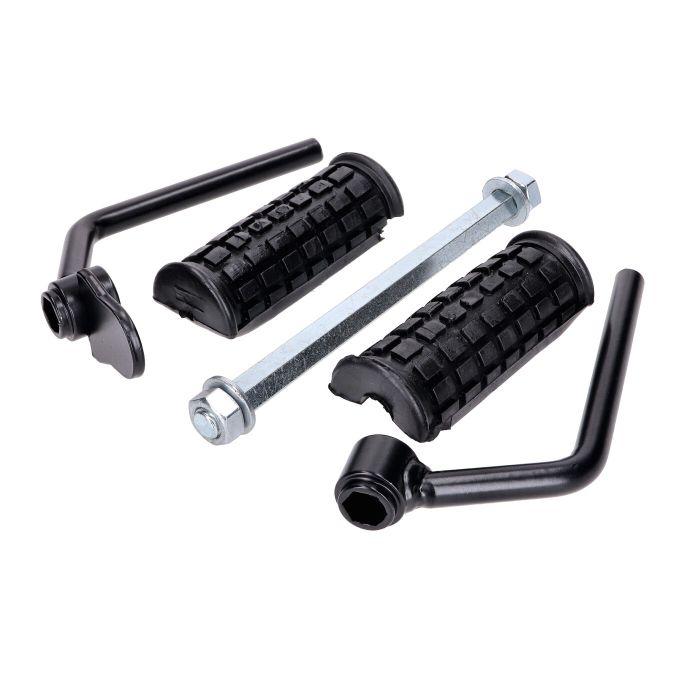 Support de repose-pieds avec caoutchoucs noir Puch Maxi Macho - vue 2