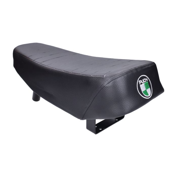 Selle longue Puch Maxi avec logo brodé noir - vue 3