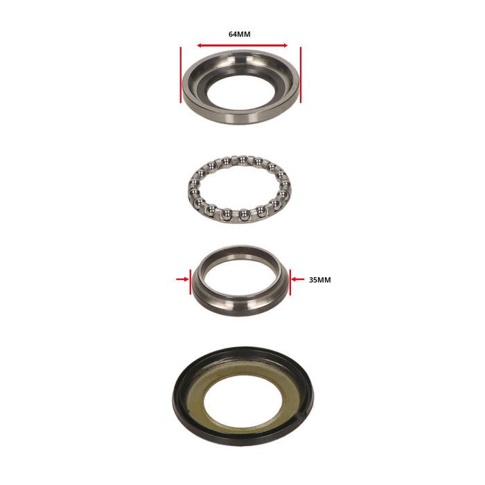 Roulements de colonne de direction Piaggio Original 650075 - vue 3