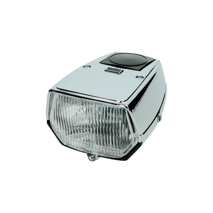 Phare DMP carré plat noir/chrome puch maxi - vue 2