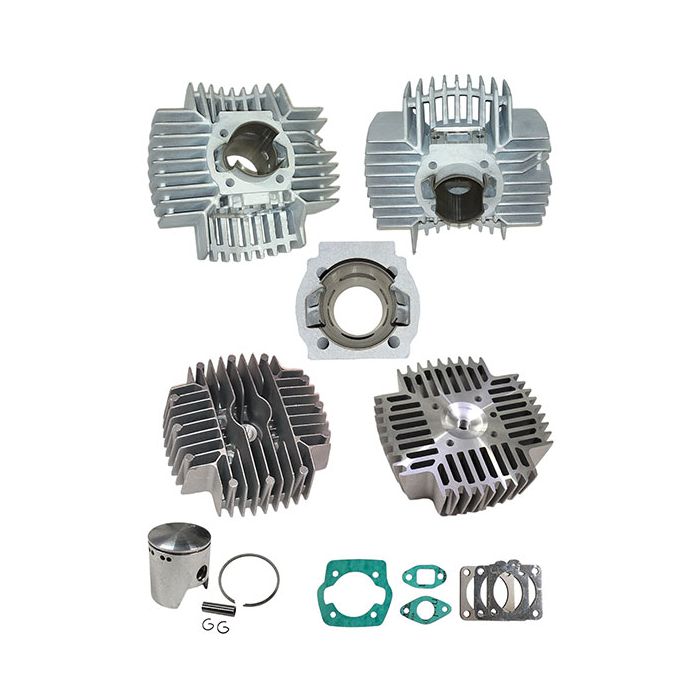 Cylindre Power1 avec tête piston large aluminium-nickel 45 mm Puch Maxi - vue 7