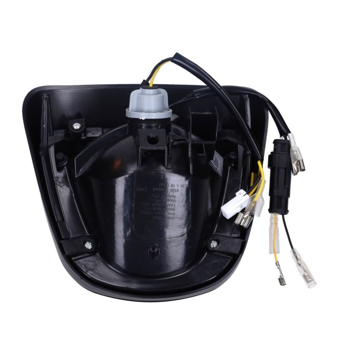 Feu arrière DMP dirigé Evo-1 2018+ fumée foncée noir mat Primavera Sprint - vue 2