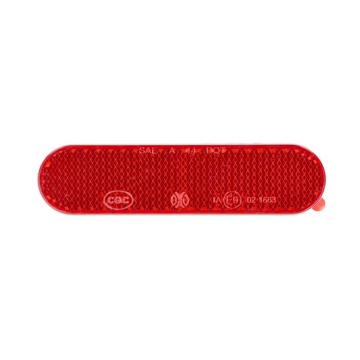 Catadioptres aile arrière rouge beverly, gts all mod., liberty, mp3, Primavera, sprint, vespa lx, zip2000 58233r - vue 3