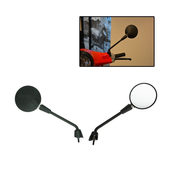 Paire de rétroviseurs long modèle original Label électronique noir mat GTS Primavera - vue 5