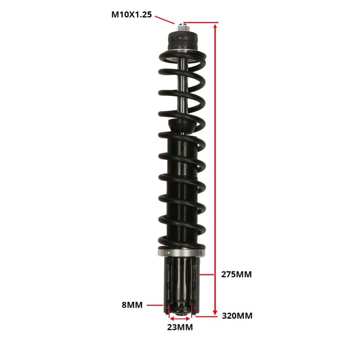 Amortisseur YSS fourche avant 240mm noir GTS 125cc, GTS 250cc, GTS Super 300cc - vue 4