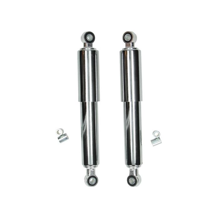 Jeu d'amortisseurs DMP sur mesure 300 mm chrome Camino, Citta, Tomos, Puch Maxi - vue 2