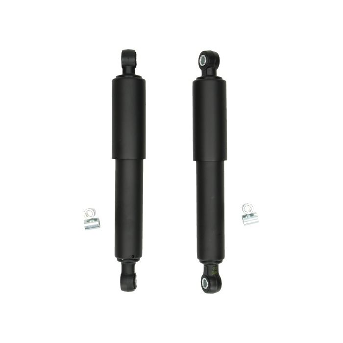 Jeu d'amortisseurs DMP sur mesure 280 mm noir mat Cimato, Citta, Puch Maxi, Tomos - vue 3