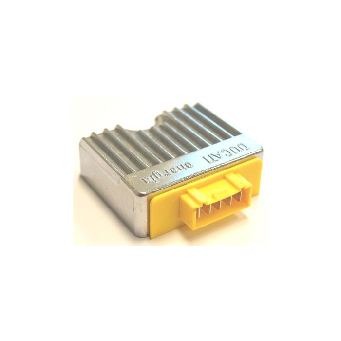 Régulateur de tension Piaggio original 5 pôles euro-2 bouchon jaune ducati sco piaggio 4t-2v 9693825