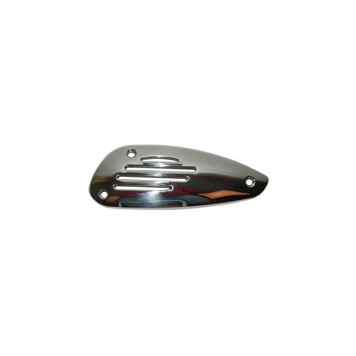 Protection de pot d'échappement Piaggio original échappement euro-2 chrome fly 4t-4v, liberty 4t rst, Primavera, sprint, vespa lx, vespa S 4t-4v 8454655