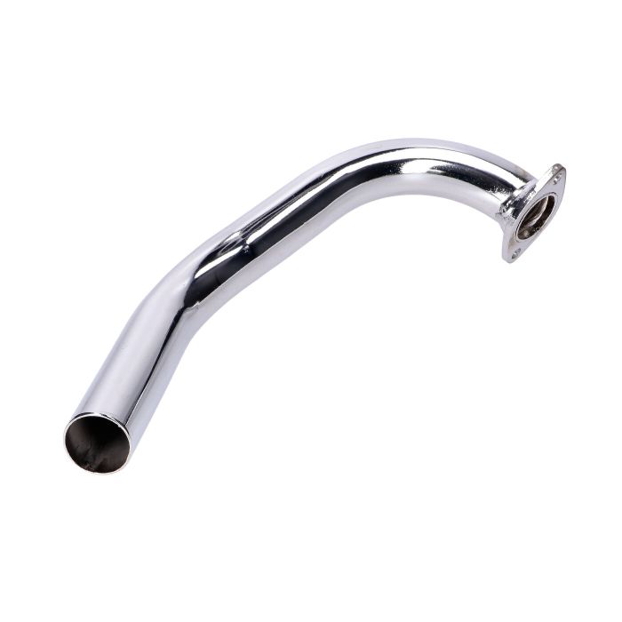 Coude de pot d'échappement 28 mm chromé MV50 Puch - vue 3
